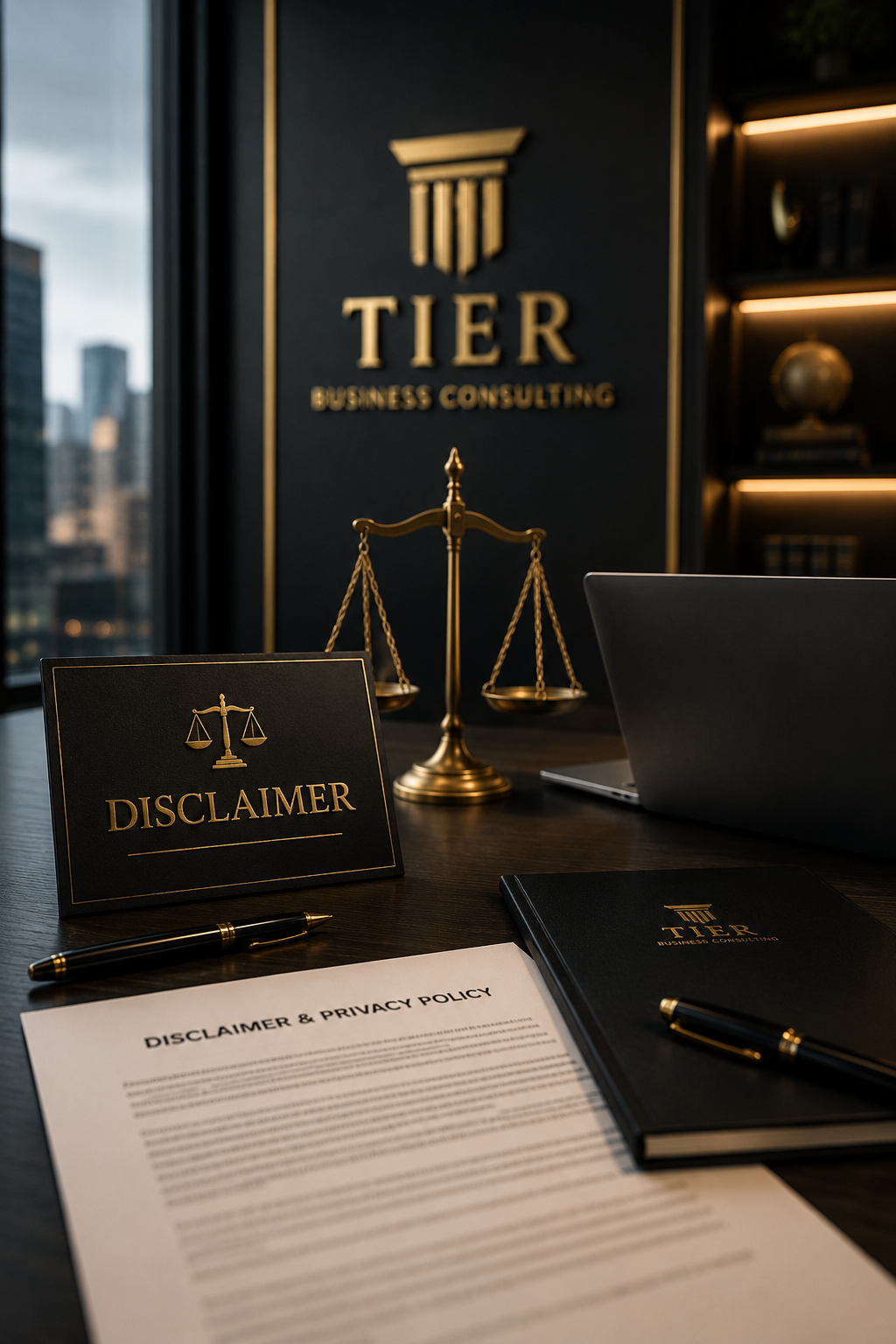 Tier Business Consulting Disclaimer